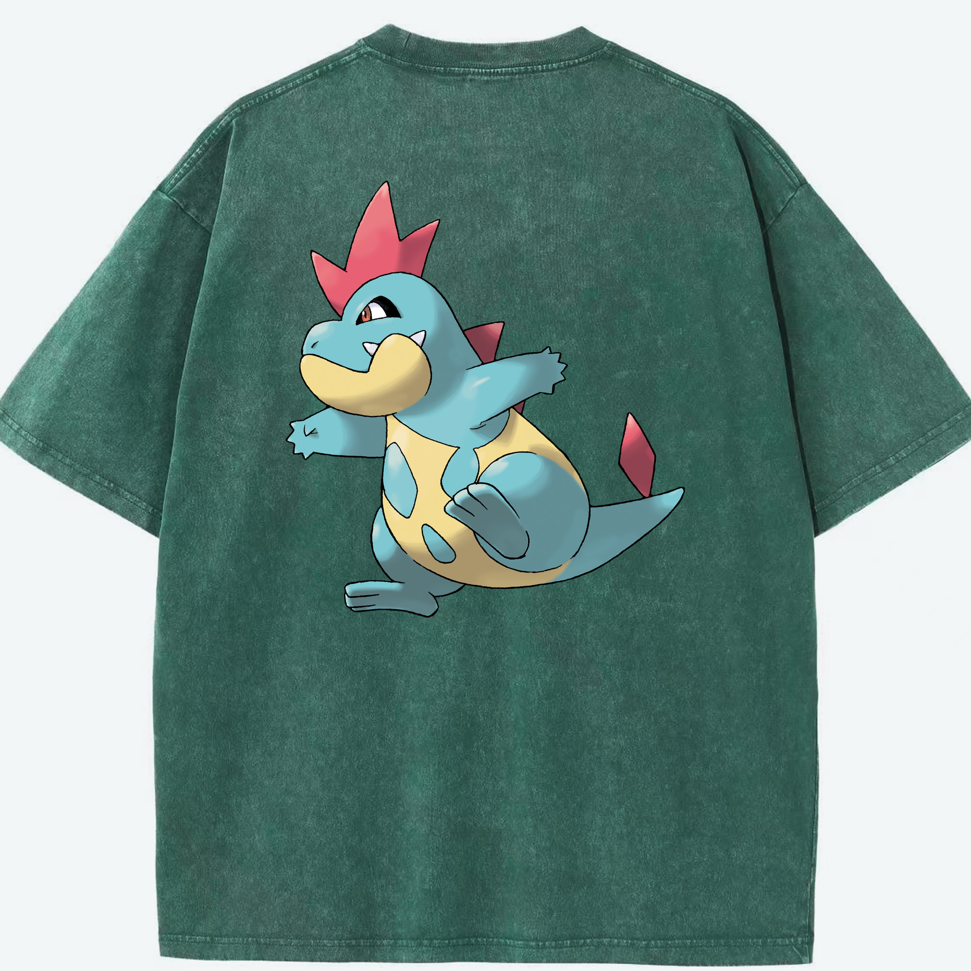 （画像用） ポケットモンスター Pokémon 綿100% ヴィンテージ風 半袖Tシャツ（背面プリント）
